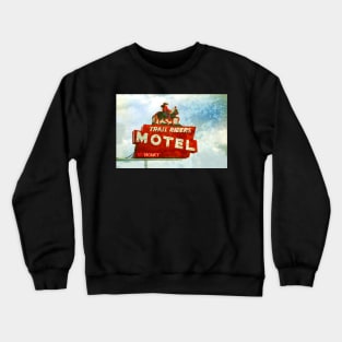 Trail Riders Motel Neon Sign Crewneck Sweatshirt